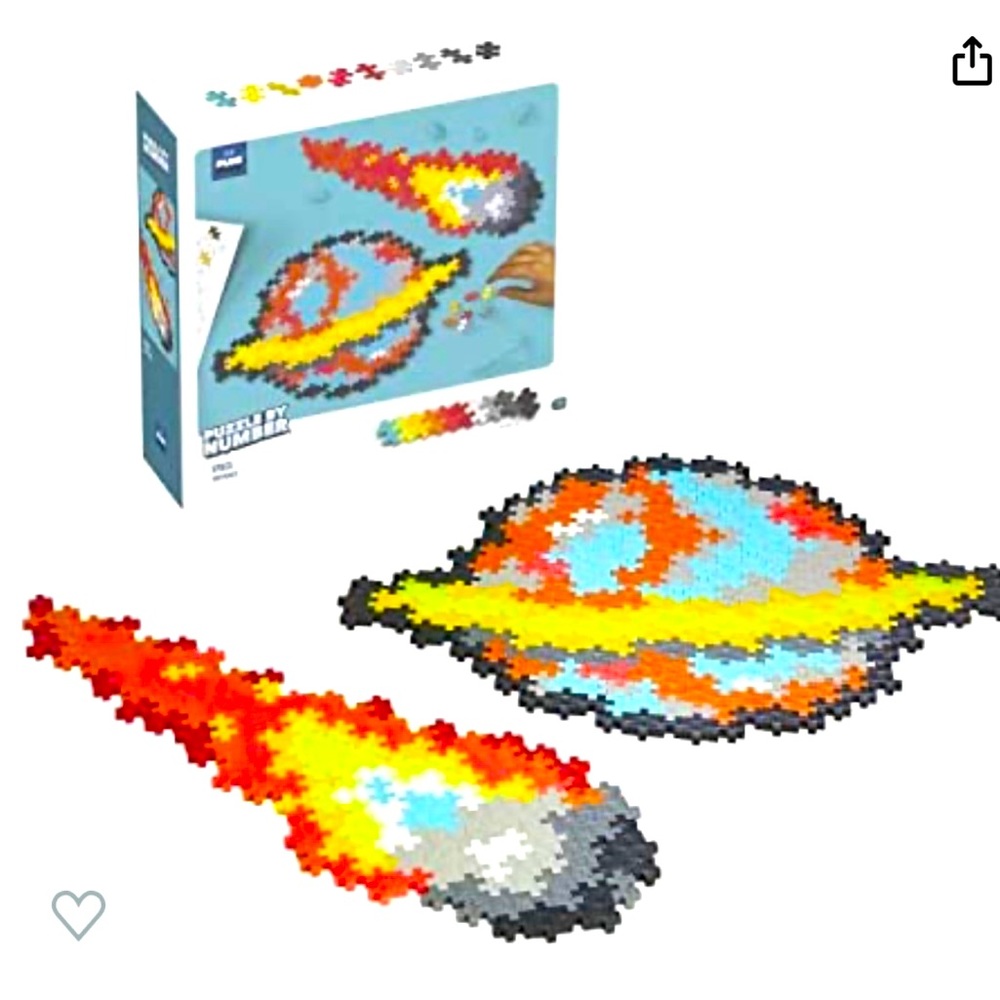 NEW SEALED Plus Plus Puzzle By Number Space | Build A Piece of Space in 2D